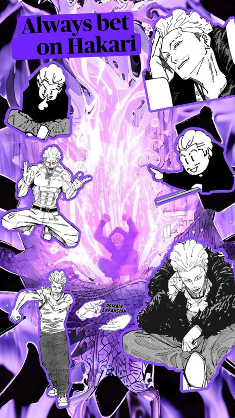 Hakari #hakari #jjk #jujutsukaisen #manga #wallpaper #purple Jujutsukaisen Manga, Avatar Theme, Hyperrealistic Art, Manga Wallpaper, Wallpaper Purple, Ghost Of Tsushima, Anime Backgrounds Wallpapers, Iphone Wallpaper Themes, Cool Anime Pictures