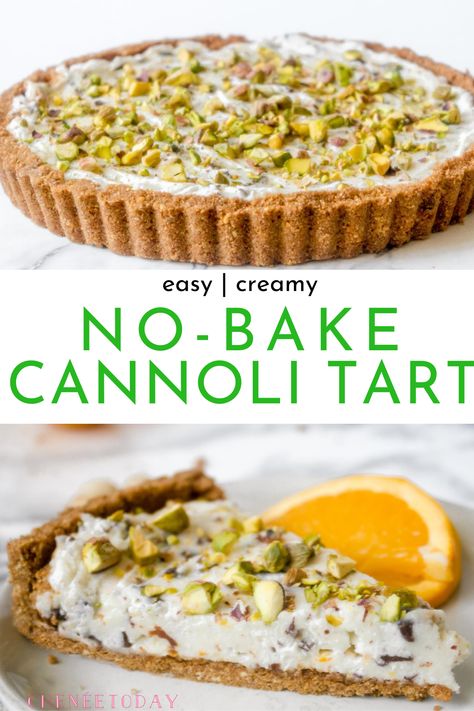 Cannoli Tart, Cannoli Pie Recipe, Cannoli Pie, Cannoli Desserts, Cannoli Dip Recipe, Easy Cannoli, Ricotta Cream, Cannoli Filling, Ricotta Filling