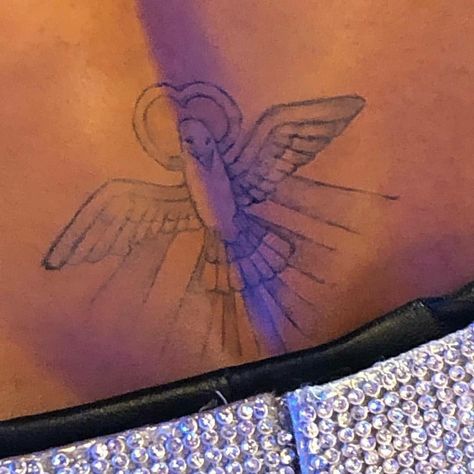 Aaliyah Tattoo, Aaliyah Haughton, Aaliyah, Back Tattoo, Future Tattoos, I Tattoo, Tattoos For Women, Aesthetic Anime, Tatting