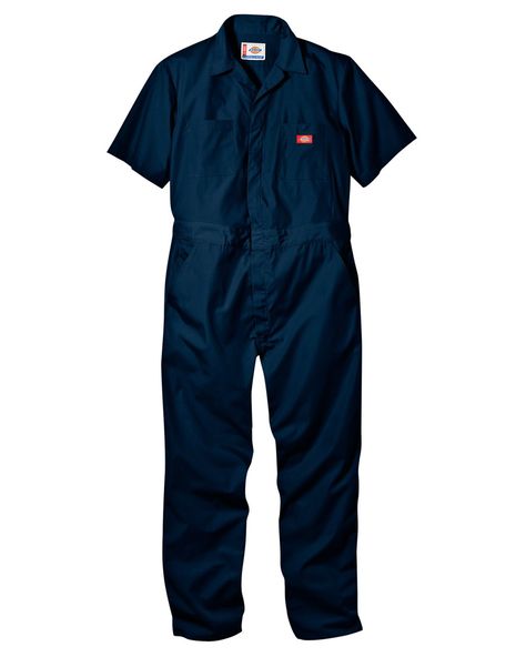 Mechanic Clothes, Dickies Style, Work Coveralls, Dickies Shorts, Cotton Poplin Fabric, Unisex Jacket, Lightweight Shorts, Dark Navy Blue, Dark Navy