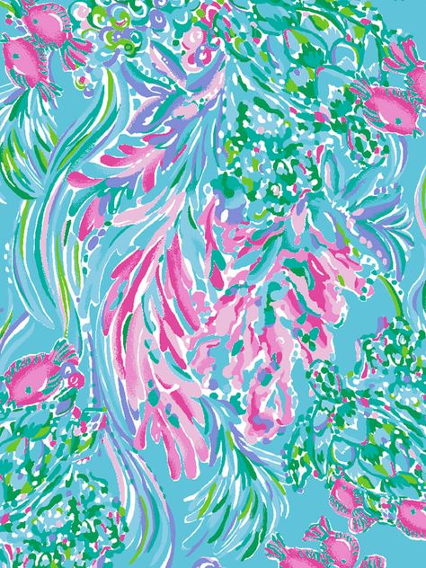 Amalfi Blue Best Fishes Lilly Pulitzer Diy, Lilly Pulitzer Iphone Wallpaper, Lilly Pulitzer Patterns, Sublimation Backgrounds, Blue Lilly, Lilly Prints, Lilly Pulitzer Prints, Barbie Doll Clothing Patterns, Fish Wallpaper