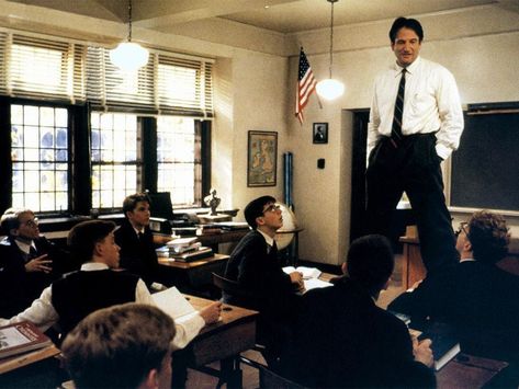 16 autumnal films to watch while curled up on your sofa John Keating, Peter Weir, Robert Sean Leonard, Alfred Lord Tennyson, Good Will Hunting, Poetry Anthology, Famous Movie Quotes, Dead Poets Society, Robin Williams