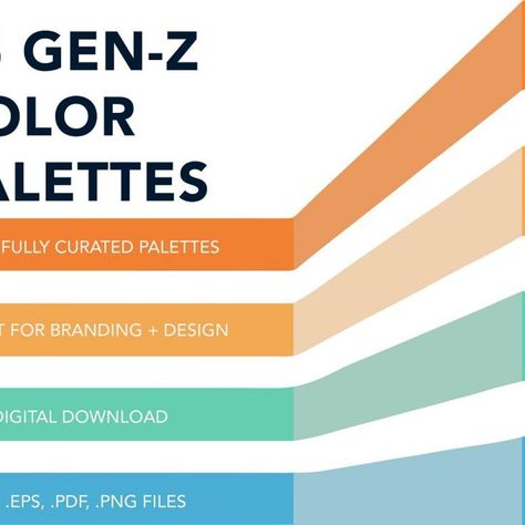 45 Gen Z Color Palettes for Branding Color Branding, Color Forecasting, Mobile App Ui, Gen Z, Color Palettes, Color Trends, Color Combos, Mobile App, Bar Chart