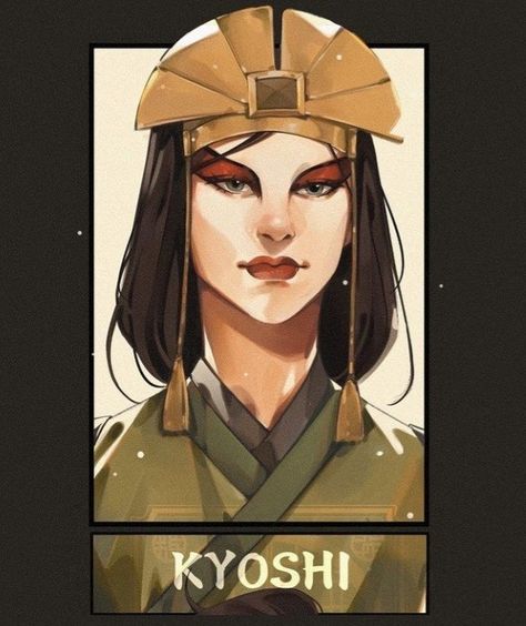 Kyoshi Fan Art, Avatar Kyoshi Art, Avatar Kyoshi Fanart, Kyoshi Fanart, Kyoshi Avatar, Avatar Kyoshi, Skeleton Drawings, Avatar The Last Airbender Funny, Avatar Series