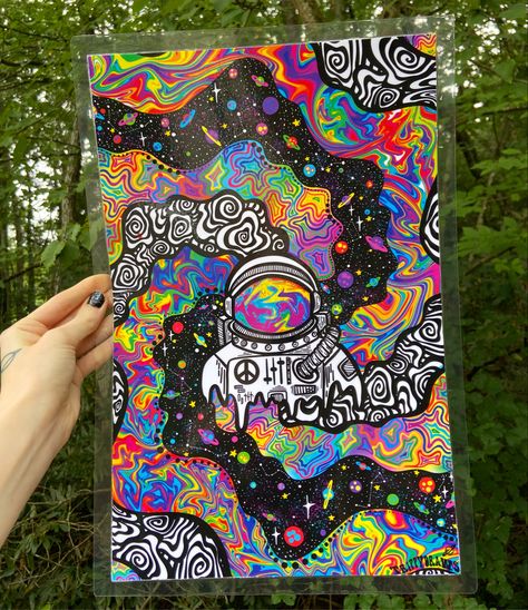 Canvas Marker Art Ideas, Trippydraws Art, Trippy Zentangle, Trippy Draw, Trippy Acrylic Painting, Trippy Painting Ideas Creative, Trippy Draws, Bedroom Art Painting, Trippy Drawings