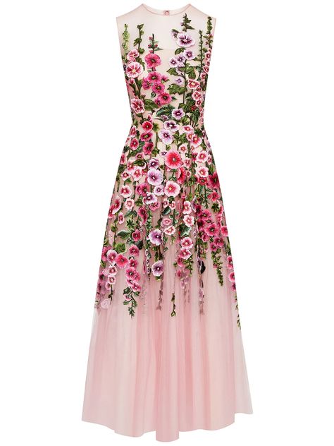 Acotar Party, Dorothy Dandridge, Embroidery Tulle, Festive Attire, Cocktail Party Dresses, Panel Dress, Pink Tulle, Dress Pink, A Dress