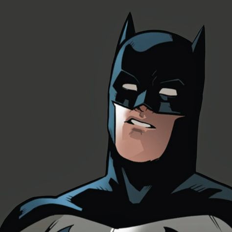 Batman Funny Face, Batman Pp, Batman Smiling, Batman Comic Icons, Batman Panels, Batman Icon, Batman Concept Art, Batman Comic Wallpaper, Batman Love