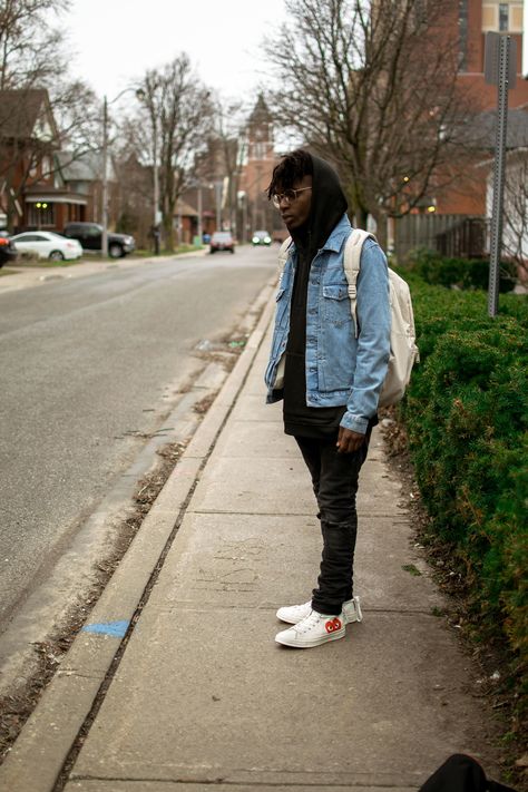 /u/supremeblackguy - Personal Inspo Album (with text) w/ Fashion Thoughts/Advice… Cdg Outfit, Cdg Converse Outfit, Converse Cdg, Indie Outfits Men, Men Hipster, Hipster Clothes, Cdg Converse, New Halloween Costumes, Hipster Man