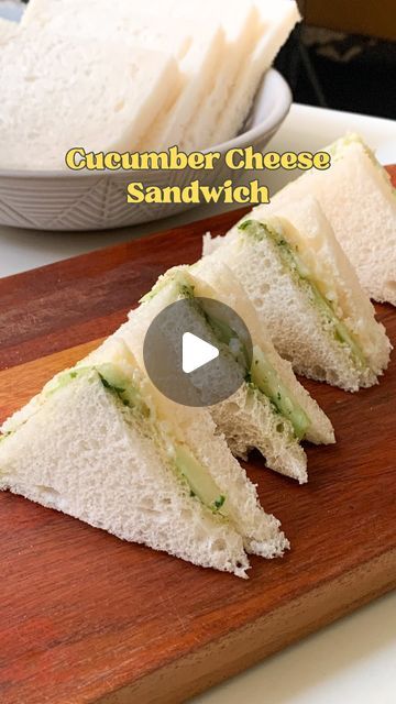 easy recipes • Aishwarya Marwal on Instagram: "CUCUMBER CHEESE SANDWICH ✨

Have some green chutney? Try this delicious cucumber cheese sandwich ! It’s my go-to sandwich and requires few ingredients to make ✨

All you need : 

Bread
Green chutney
Sliced cucumber 
Chaat masala
Grated cheese 
Butter 

Slice it and ENJOYY ❤️🥹

Save this reel to try again later ✨

Follow @whataisheats for more such recipes 🙌🏻

#sandwich #sandwichporn #sandwichlover #streetfoodindia #streetfoodmumbai #indianrecipe #reelsinstagram 

[sandwich, cheese sandwich, sandwich lover, easy recipe, quick recipe, breakfast ideas ]" Chutney Sandwich, Sandwich Cheese, Sliced Cucumber, Cheese Butter, Recipe Breakfast, Green Chutney, Chaat Masala, Cucumber Tomato, Cheez It