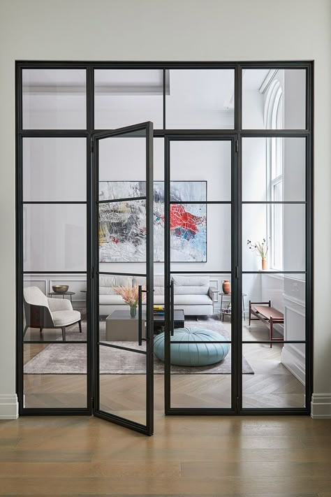 Glass Office Doors, Glass Room Divider, Divider Design, Glass Office, Glass Room, Glass Doors Interior, Glass Partition, Room Partition, Room Dividers