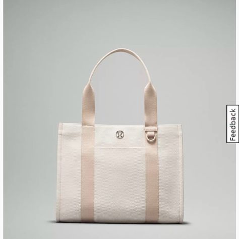 Lululemon Two-Tone Canvas Tote Mojave Tan/Light Ivory 10l/Large Nwt Reach Out Via My F B Page “Shop Lululemon Asia Releases” For Discounts. Lululemon Bags, Reversible Tote Bag, Gym Tote, Free Tote, Utility Bag, White Tote Bag, Michelle Yeoh, Nylon Tote Bags, Light Ivory