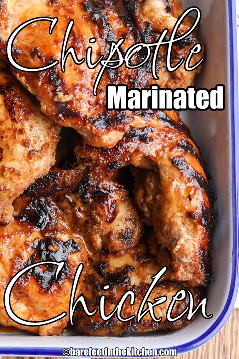 Chipotle Chicken Marinade Chipotle Mexican Grill Chicken Recipe, Chicken Chipotle Marinade, Chipotle Flavored Chicken, Chipotle Marinated Chicken, Spicy Marinated Chicken, Chicken Leg Marinade Recipes, Marinated Chicken For Grilling, Chipotle Marinade For Chicken, Marinade For Chicken On The Grill