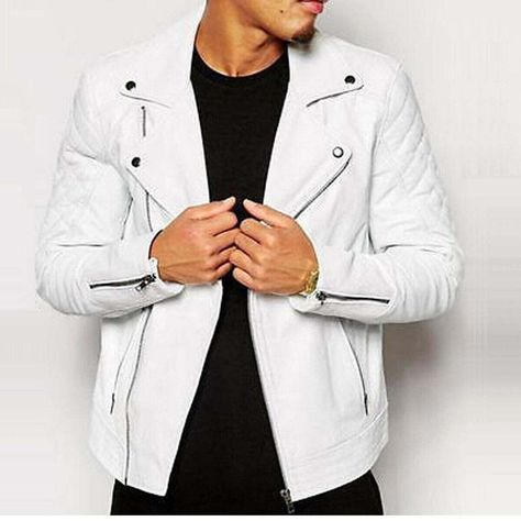 White Leather Jacket for Men White Rider Biker Belted Lambskin Motorcycle Jacket White Leather Jacket Outfit, Jacket Outfit Men, Leather Jacket Outfit Men, Leather Jacket Fashion, Leather Jacket For Men, Leather Jackets For Men, Leather Jacket Outfit, White Leather Jacket, Lambskin Leather Jacket