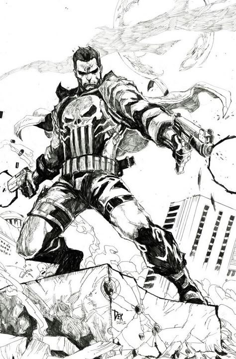 Dexter Soy Art, Punisher Artwork, Punisher Frank Castle, Punisher Comics, Punisher Art, Marvel Knights, Frank Castle, Punisher Marvel, Comic Book Artwork