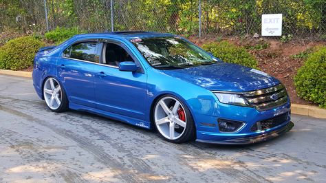 Ford Fusion Custom, Fusion Sport, Ford Trucks F150, Ford Sierra, Ford Focus St, Chevy Muscle Cars, Ford Falcon, Sweet Cars, Blue Car