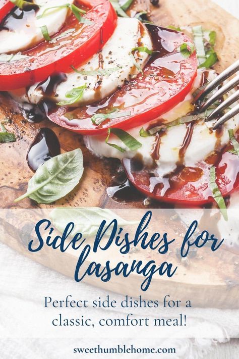 Lasagna For Christmas Dinner, Lasagna Party Ideas, Lasagne Dinner Party Ideas, Lasagna Buffet Ideas, What To Serve With Lasagna Dinners, Lasagne Side Dishes, Lasagna Meals Sides Dishes, Sides With Lasagna Dinner, Christmas Lasagna Dinner