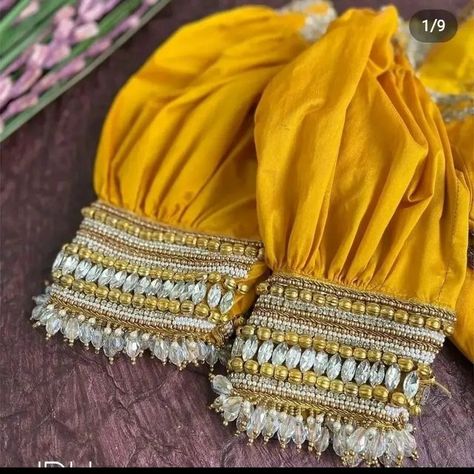 Yellow Blouse Designs, Puff Blouse, Latest Bridal Blouse Designs, Latest Blouse Designs Pattern, New Saree Blouse Designs, Latest Model Blouse Designs, Traditional Blouse Designs, Fashionable Saree Blouse Designs, Blouse Design Images