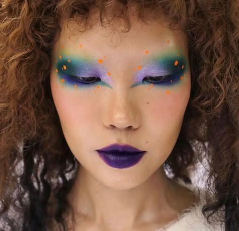 Artsy Makeup, Funky Makeup, Bright Makeup, Face Art Makeup, Graphic Makeup, Ethereal Makeup, Unique Makeup, Fairy Makeup, Dope Makeup