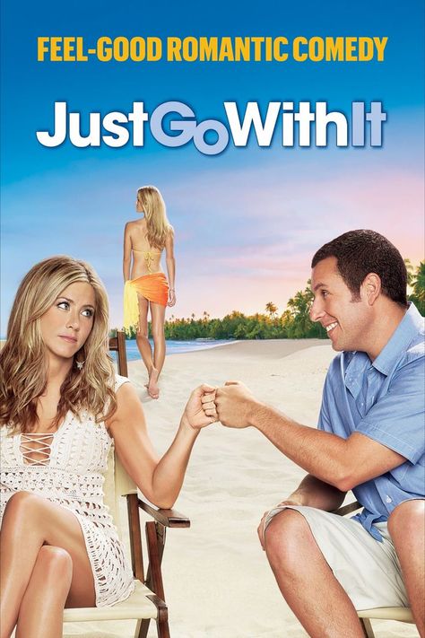 'Just Go with It' (2011) - A Feel-Good Romantic Comedy Nick Swardson, Adam Sandler Movies, Posters Amazon, Just Go With It, Best Romantic Comedies, Brooklyn Decker, 2011 Movies, I Love Cinema, Adam Sandler