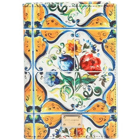 Dolce & Gabbana Women Maiolica Printed Passport Holder (17,545 PHP) ❤ liked on Polyvore featuring bags, multicolor, print bags, multicolor bag, multi coloured bags, pattern bag and dolce gabbana bags Italian Tiles Pattern, Riviera Style, Bags Colorful, Multi Colored Bag, Mediterranean Tile, Bags Pattern, Italian Majolica, Italian Riviera, Pattern Bag