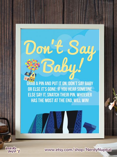 Seriously this is the hardest baby shower game. 🎈🏠️    #babyshowerinvite #babyshower #babyshowerballoons #babyshowerdecor #babyshowerideas #babyshowergames #2024baby #newborn #babyinvite #disneykid #disneyadult #pixar #up #babygame Pixar Up Themed Baby Shower Ideas, Disney Up Baby Shower Theme, Up Theme Baby Shower Ideas, Up Baby Shower Theme, Up Baby Shower Ideas, Up Themed Baby Shower Ideas, Up Baby Shower Theme Disney, Baby Shower Ideas Disney, Disney Themed Baby Shower