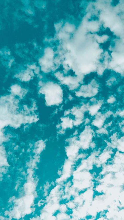 aesthetic clouds :) Cyan Astethic Wallpapers, Turquoise Aesthetic Background, Drawing Sky, Teal Clouds Aesthetic, Snow Bear, Blue Is The Warmest Colour, Cloud Pictures Sky Blue, Cloud Photos, Colorful Clouds