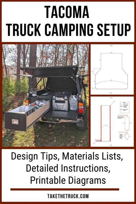 Tacoma Truck Camper DIY Short Bed Platform Tacoma Truck Bed Storage, Toyota Tacoma Camping Truck Bed, Tacoma Truck Bed Camping, Toyota Tacoma Camping, Truck Camping Setup, Tacoma Camping, Wooden Truck Bedding, Short Bed Truck Camper, Toyota Tacoma Off Road