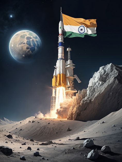 Chandrayaan 3 Soft Landing On The Moon With Indian Flag#pikbest##Backgrounds Chandrayaan 3, About Moon, Phone Template, Simple Texture, Best Friend Quotes For Guys, Indian Flag, Poster Drawing, Moon Landing, Flag Background