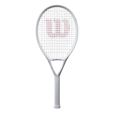 The new Wilson One tennis racquet catches the eye of any tennis player craving comfortable and easy power from his or her racket. Boasting a generous sweet spot with a large oversize head at an incredibly light weight, this frame creates swift swing speeds and a lively, responsive string bed - ideal for users to crack winners from anywhere on the court. Designed for senior players or anyone with a past littered with arm or shoulder injuries, the Wilson One can help rekindle a love for the game w Tennis Racket Png, Tennis Season, Wilson Sporting Goods, Kids Tennis, Tennis Racquets, Minimalist Icons, Shoulder Injuries, Racquets, Tennis Racquet