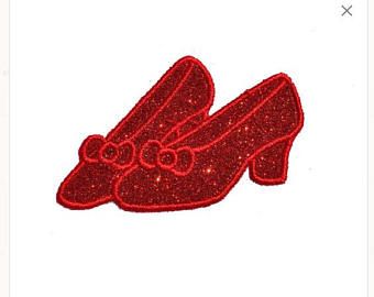 Ruby Slippers, Sparkle Shoes, Slippers Shoes, Fabric Glue, Iron On Applique, Sparkles Glitter, Glitter Vinyl, Red Ruby, Slipper Shoes