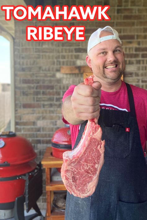 How to reverse sear a tomahawk steak on a pit barrel. A drill is required for this fun cook! #tomahawksteak #ribeye Steak On The Grill, Tomahawk Ribeye, Pit Barrel Cooker, Tomahawk Steak, How To Grill Steak, Ribeye Steak, On The Grill, The Pit, Fun Cooking