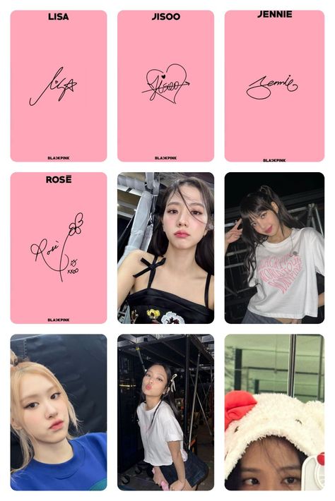 Kpop Photocards Blackpink, Blackpink Photocards Printable, Blackpink Photocard Template, Blackpink Template, Blackpink Fotocard, Kpop Photocard Template, Card Blackpink, Kpop Template, Foto Kart