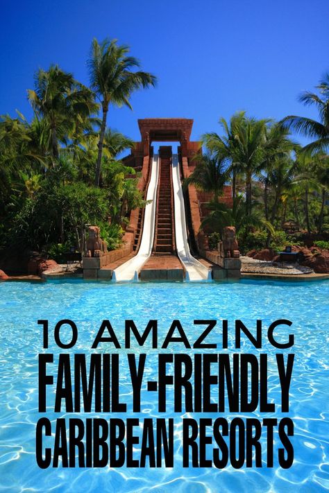 Grab your family and get ready for a worry-free time on a family vacation in the Caribbean. Check out these 10 Amazing Family-Friendly Caribbean Resorts. Caribbean Resort, Best Family Vacations, Caribbean Vacations, Backpacking Europe, Family Vacation Destinations, Family Travel Destinations, Caribbean Travel, Destination Voyage, Vacation Places