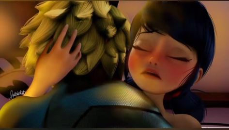 Miraculous Kiss Hot, Marichat Comic Hot, Miraculous Kiss, Ladybug And Cat Noir Fanart, Marichat Fanart, Miraculous Marichat, Marichat Comic, Miraculous Ladybug Kiss, Adrian And Marinette