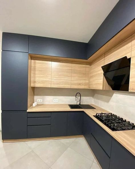 Kabinet Dapur, Modern Kitchen Cabinet Design, Modern Kitchen Interiors, Kitchen Design Modern White, Kitchen Interior Design Decor, Kitchen Interior Design Modern, Kitchen Design Plans, Modern Kitchen Cabinets, House Design Kitchen