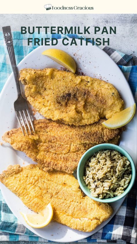 This classic Southern Fish Fry is the ultimate comfort food for your next Main Course. Tender catfish fillets are bathed in tangy buttermilk, then coated in a crispy cornmeal crust and pan-fried to golden perfection. It's a true taste of American cuisine that's both easy and delicious. Pair with homemade coleslaw and sautéed greens for a complete meal that'll transport you straight to a cozy Southern kitchen. Visit our website to get our full Pan Fried Catfish recipe! Southern Fish Fry, Pan Fried Catfish, Fried Cornmeal, Fried Catfish Recipe, Sautéed Greens, Catfish Fillets, Fried Catfish Recipes, Cornmeal Crust, Catfish Recipe