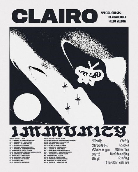 Clairo Immunity Poster, Immunity Poster, Clairo Immunity, Clairo Poster, Cover Album, Music Poster Design, Dorm Posters, Picture Collage Wall, Tour Posters