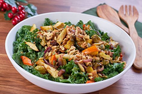 Roasted Veg Salad, Mary's Kitchen, Veg Salad, Mary Berg, Roasted Vegetable Salad, Toasted Pumpkin Seeds, Roasted Vegetable, Toasted Walnuts, All Vegetables