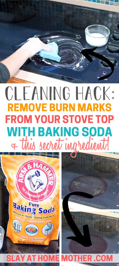 Cleaning Glass Stove Top, Clean Stove Burners, Stove Top Cleaner, Clean Stove Top, Clean Stove, Baking Soda Benefits, Diy Cleaning Products Recipes, Easy Cleaning Hacks, Glass Cooktop