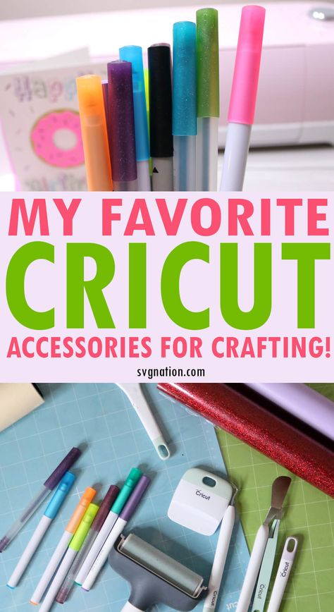 Must Have Cricut Accessories for Beginners Cricut Accessories, Cricut Supplies, Cricut Explore Air 2, Cricut Explore Air, Cricut Tutorials, Cricut Cut, Fun Projects, How To Use, Must Haves