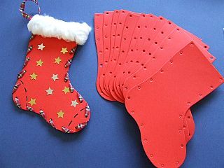 Lace stockings Christmas Boots Crafts For Kids, Stocking Crafts For Kids, Stocking Craft, St Nicholas Day, Preschool Christmas Crafts, Lace Stockings, Crafty Christmas, Christmas Kindergarten, Foil Card