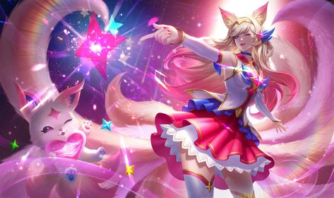 Ahri Fanart, Star Guardian Ahri, Star Guardian, Entertainment, Media, Film