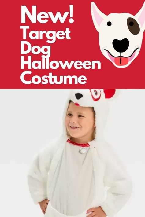 New! Target Dog Halloween Costume — SavingsMania Target Bullseye Dog, Dog Costumes For Kids, Halloween Costume Jumpsuit, Target Dog, Toddler Halloween Costume, Disney Money, Dog Halloween Costume, Costume Jumpsuit, Target Bullseye