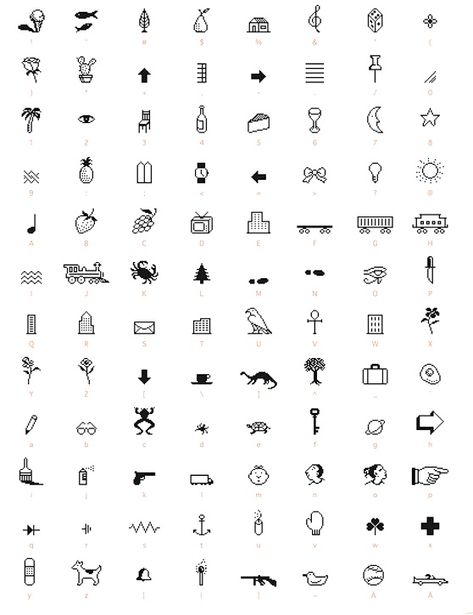 Susan Kare Design, Susan Kare Icons, Susan Kare, Black Lives Matter Poster, Brother Knitting Machine, Foundation Logo, Dingbat Fonts, Pixel Font, Outline Fonts