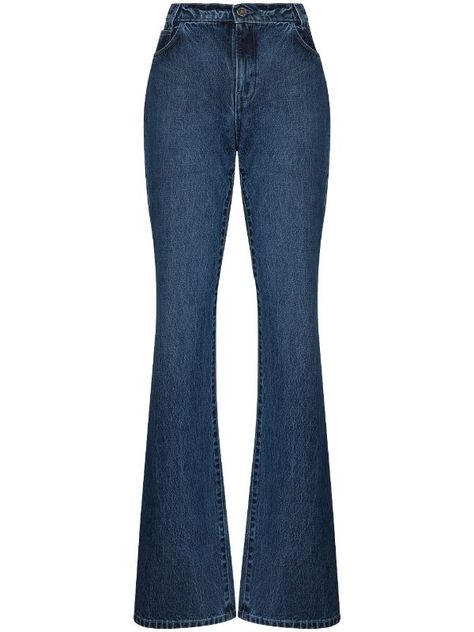 Belt Bottom Jeans, Jeans Png, Fashion Png, Flare Jeans Outfit, Png Clothes, Flair Jeans, Flared Denim, Downtown Outfits, Outfit Png