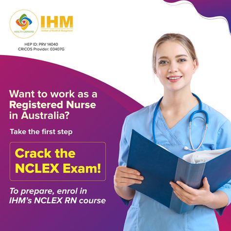 Prices slashed for IHM’s NCLEX for RNs course. What can be a better bargain? $500 for 12 weeks NCLEX RN course and advance to 2 weeks OSCE for just $2000. Click the link to know more: https://bit.ly/3FzcE2n #IHM #StudywithIHM #healthcareers #Australia #nclexrn #nursingcourse #nursing #globalnursing #nclex #healthcarecourse #RN #rns #rnstudent #nclexprep #nclexstudying Nursing Classes, Nclex Prep, Nclex Exam, Nursing Courses, Health Careers, Health Management, Creative Poster, Social Development, Nursing Education