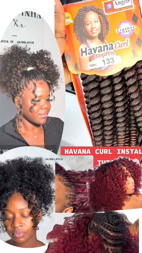 Invisible Crochet Braids, Havana Curls, Havana Braids, Soft Dreads, Lemonade Braids Hairstyles, Havana Twist, Cute Hair Colors, New Hairstyles, Goddess Braids Hairstyles