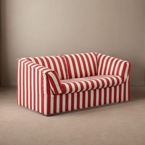 Sofa Simple, Upholstered Settee, Striped Sofa, Art Deco Sofa, Retro Garden, Simple Sofa, Premium Sofa, Three Seat Sofa, Sofa Material