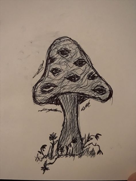 pretty easy mushroom drawing with eyes aesthetic drawings of mushroom aesthetic dark academia drawings Eyes On Mushrooms, Mushroom Eyes Tattoo, Creepy Mushrooms Drawing, Eye Butterfly Drawing, Mushroom Face Drawing, Mushroom With Eyes Tattoo, Eye Mushroom Art, Drawing Ideas Easy Mushrooms, Mushroom With Eyes Drawing