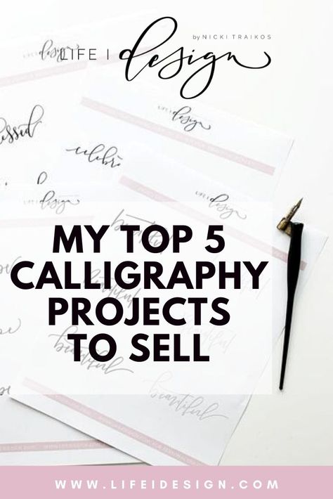 Hand Lettering Business, Modern Calligraphy Quotes, Craft Show Table, Calligraphy Projects, Oil Based Markers, Learn Modern Calligraphy, Business Plan Outline, Learn Hand Lettering, Calligraphy I